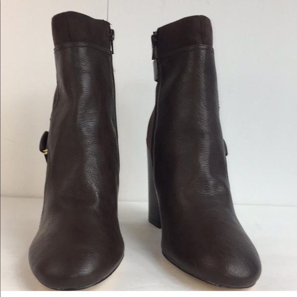 Nine West chipper suede leather ankle short boots - Picture 8 of 8